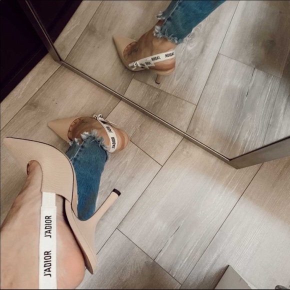 Dior J’adior Nude Slingback Pump in 39 1/2 - 9.5 - Picture 3 of 16